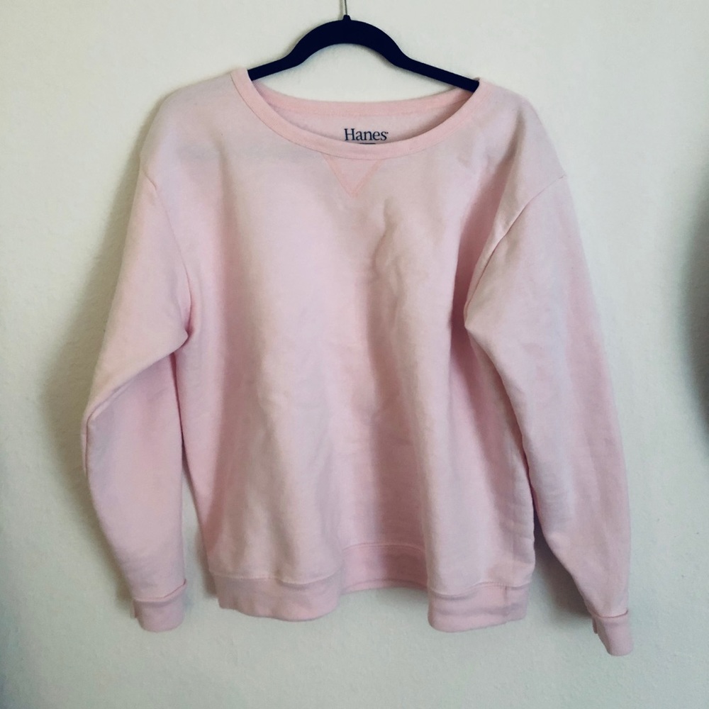 Light Pink Hanes Sweatshirt!